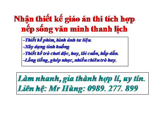 tich hop van minh tanh lich mon ngu van