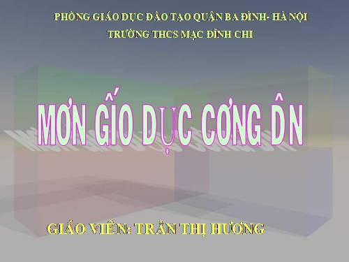 Giáo dục công dân- An toàn giao thông- Hương MĐC-Hà Nội