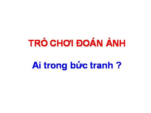 Đoán ảnh nhà văn