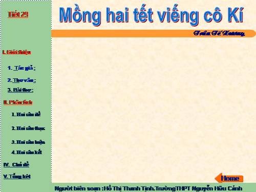 tiet 29 mong hai te vieng co ki