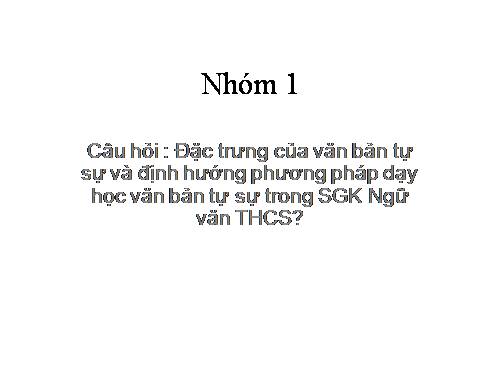 nhóm 1