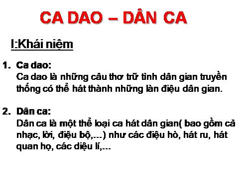 ca dao dân ca