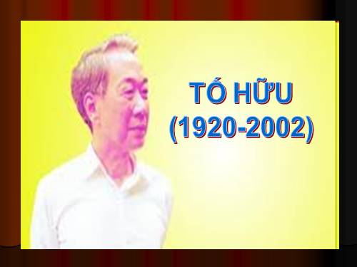 Tác gia Tố Hữu