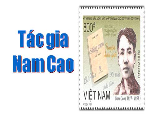 Tác gia Nam Cao