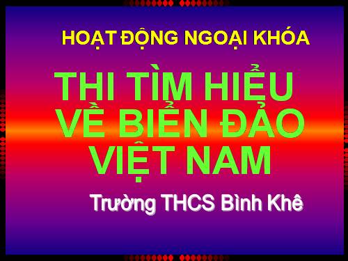 Câu hỏi thi tìm hiểu biển đảo (hay)