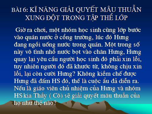 HN cong tac Cn lop 2011 - 2012 BAI 6