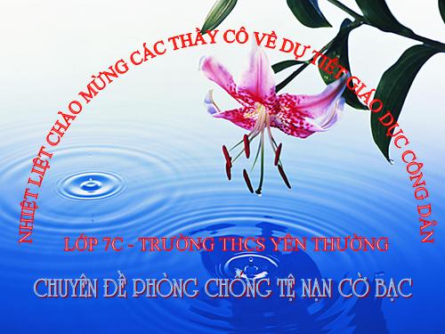 Bài thi  gdcd giỏi cấp huyện