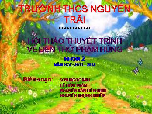 hội thảo thuyết trình