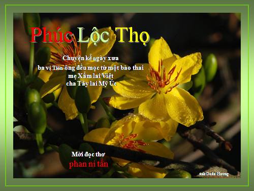 PHÚC - LỘC - THỌ