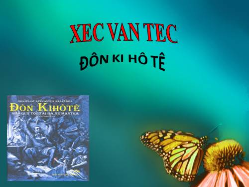 Sécvantéc- Đônkihôtê