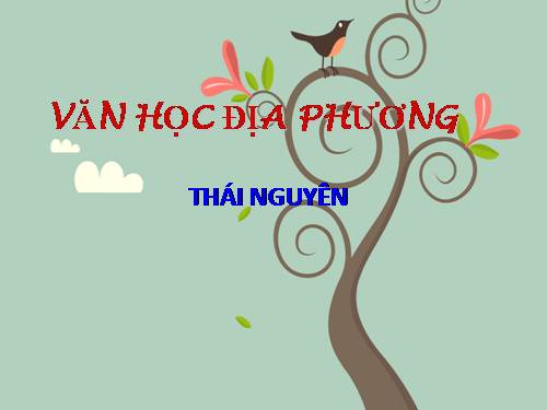 văn học địa phương Thái Nguyên