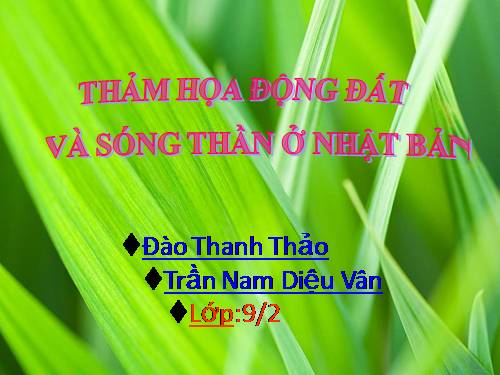 Thảm hoạ thiên nhiên