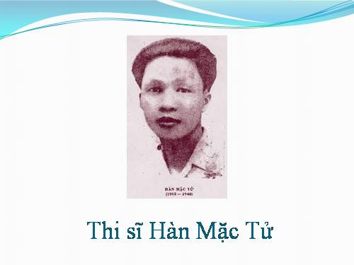 Thi sĩ Hàn Mặc Tử