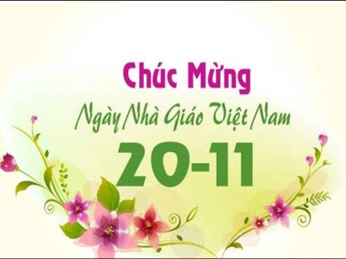 chúc mừng 20 - 11