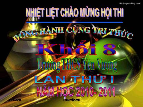 Đồng hành cùng tri thức khối 8