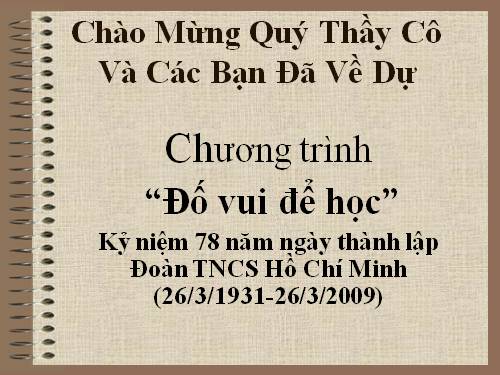 Ngoại khóa lớp 6