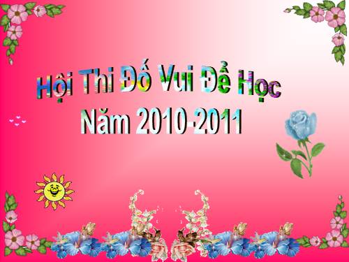 Đố vui để học lớp 6