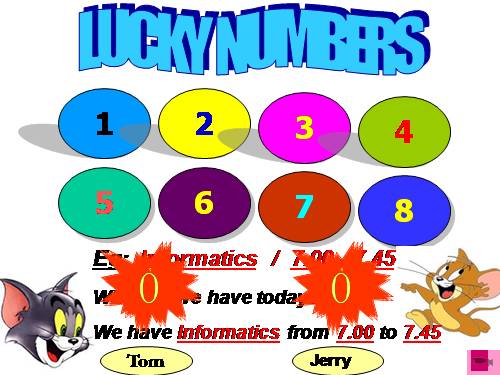 GAME LUCKY NUMBER- OK!