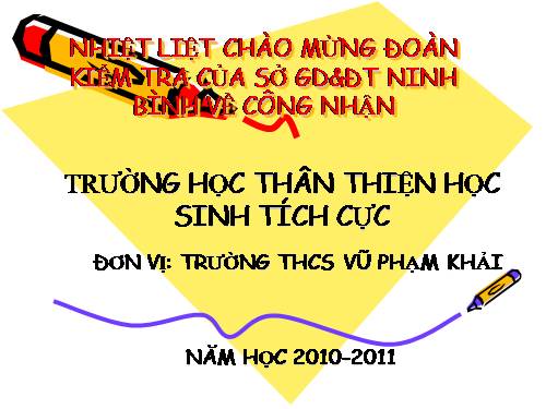 Trường học thân thiện