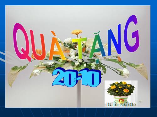 Quà tặng 20-10.