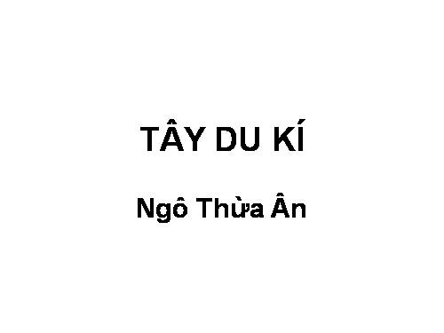 TÂY DU KÍ