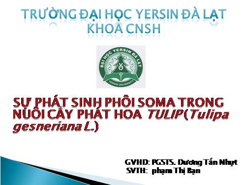 CNSH Thực vật