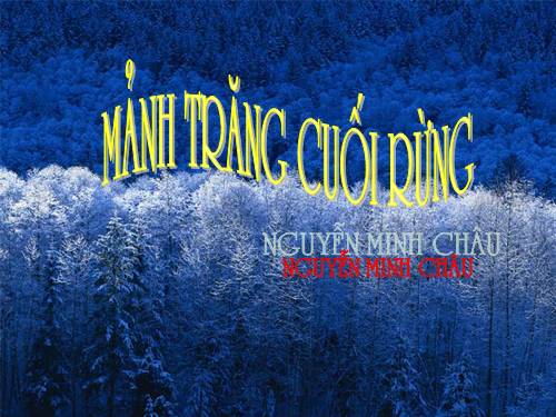 Mảnh trăng cuối rừng