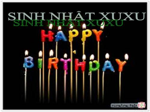 sịnh nhật xu xu