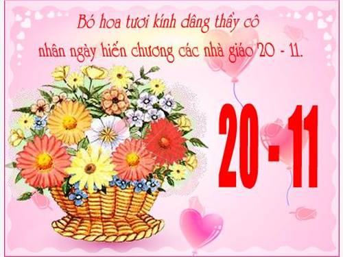 Mừng 20/11