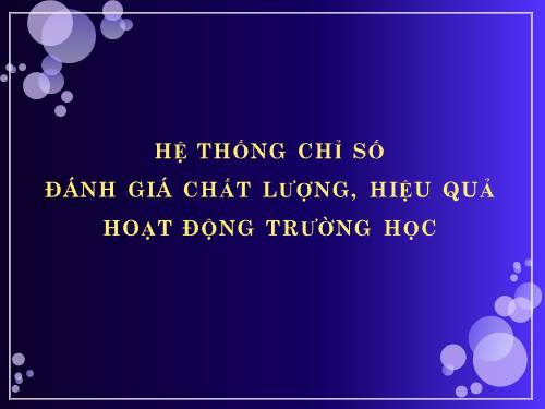 CBQL-He thong chi so ĐG CL HD truong