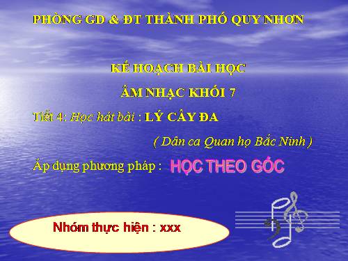 Dây học theo góc(Lý cây đa-Quy Nhơn)