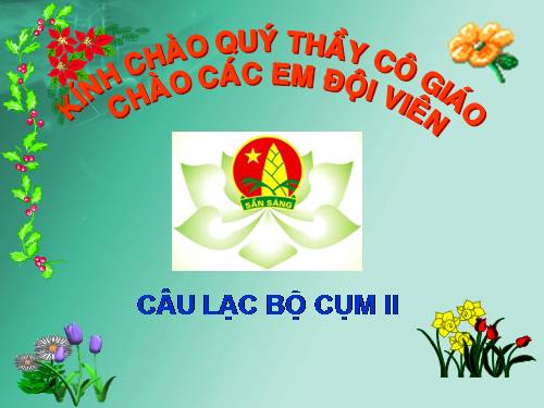 giao lưu truyền thống đội cụm II