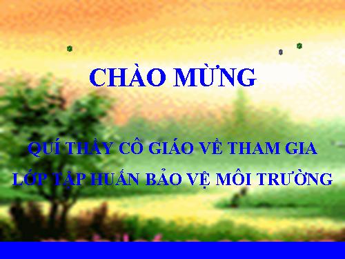 giáo án BVMT tham khảo