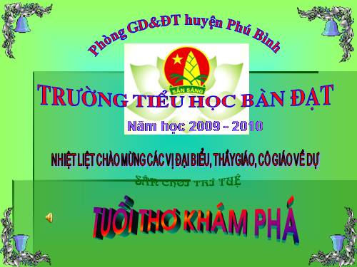 chuong trinh tuoi tho kham pha