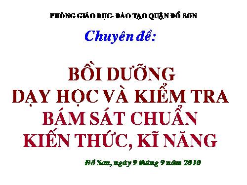 chuyen de tap huan lich su hai phong