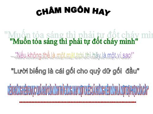 châm ngôn