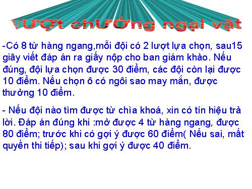 vượt chướng ngại vật