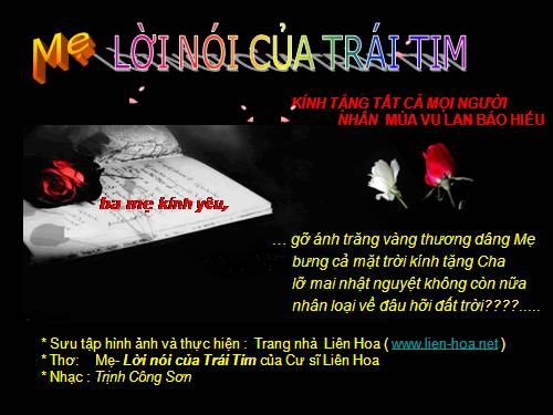 VU LAN BÁO HIẾU( Lời của trái tim)