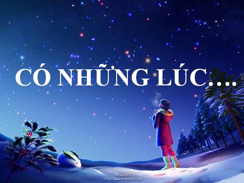 co nhung luc.