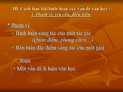 CÁCH LÀM BÀI VĂN NGHỊ LUẬN
