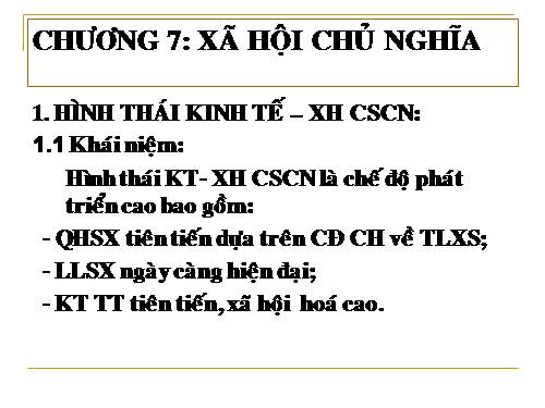 Chủ nghĩa xã hội khoa học 6