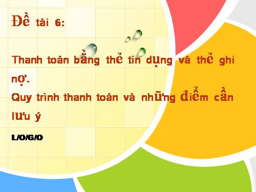 thanh toán thẻ tín dụng