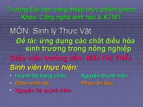 ung dung các chat dieu hoa sinh truong trong nong nghiep