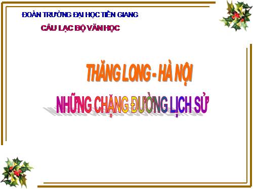 ANH DEP THANG LAONG - HA NOI