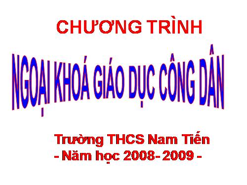 Ngoai khoa GDCD