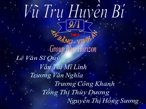 vũ trụ huyền bí