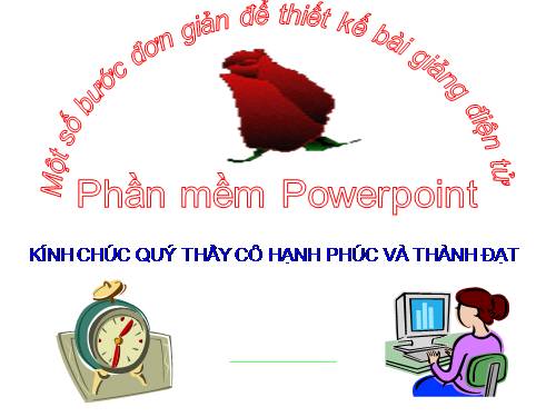 Qui trình thiết kế bài giảng điện tử