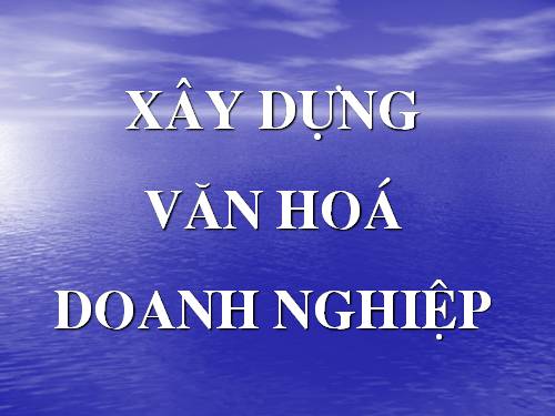 Văn hóa doanh nghiệp