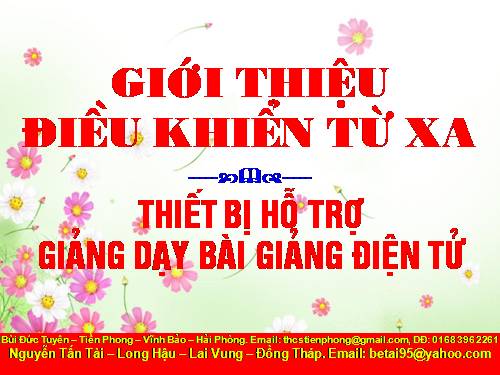 ĐIỀU KHIỂN TỪ XA (đã sửa lại)