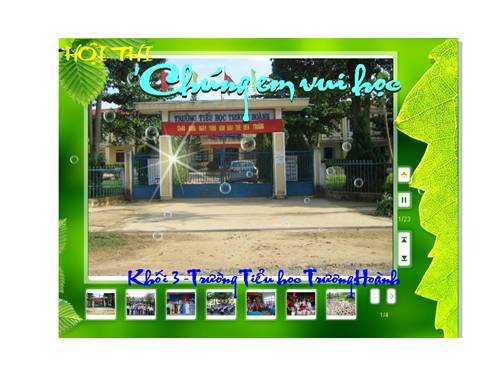 Hội thi "Chúng em vui học" khối 3